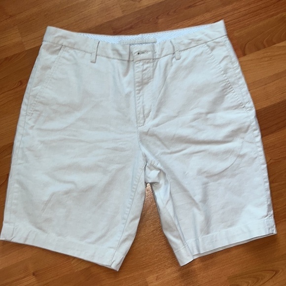 Chaps men’s Classic Fit Oxford Shorts light gray Size 32 - Picture 2 of 11